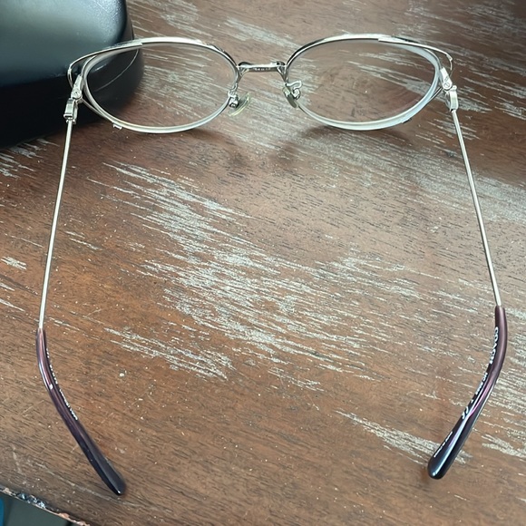 Coach HC5095 9001 silver and purple eyeglasses with hard case - Picture 11 of 16